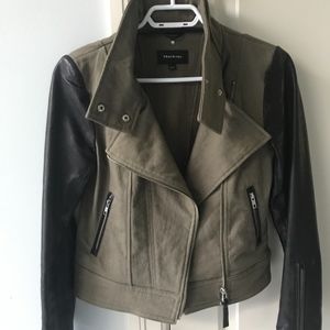 Mackage Olive and Black Utility Jacket